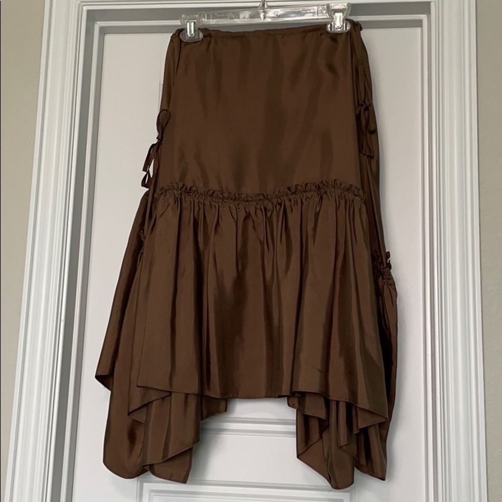 BCBG Silk Skirt